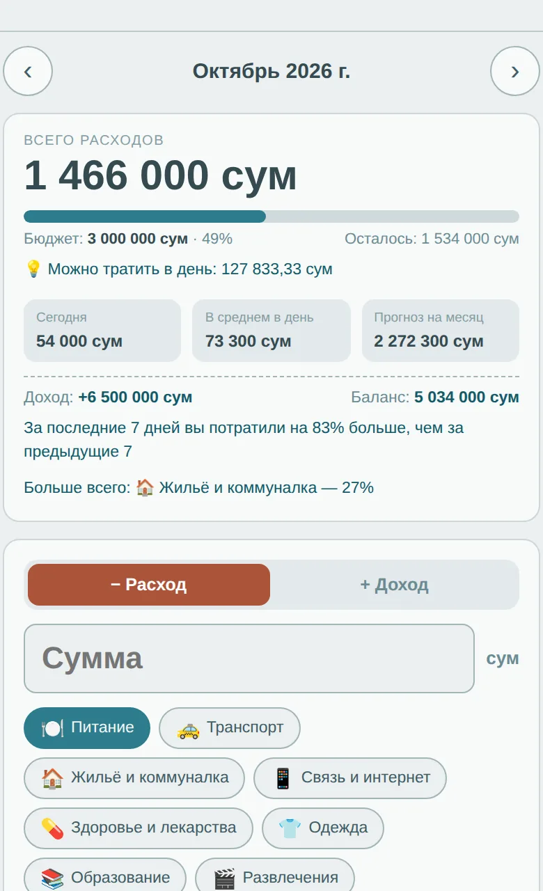 Расходы